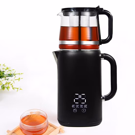 Aparelho de cozinha elétrico com chaleira de vidro 1.7L